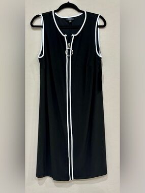 MSK Women’s Piped Quarter-Zip Dress. 1X. NWT